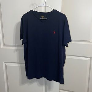 Polo Ralph Lauren Navy Blue V-Neck
